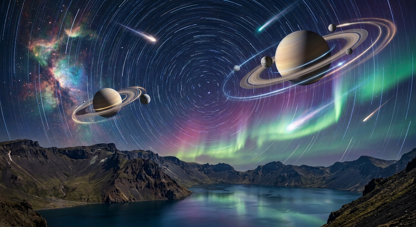 Wenn Sterne flüstern: Ein chaotischer Tanz am Himmel