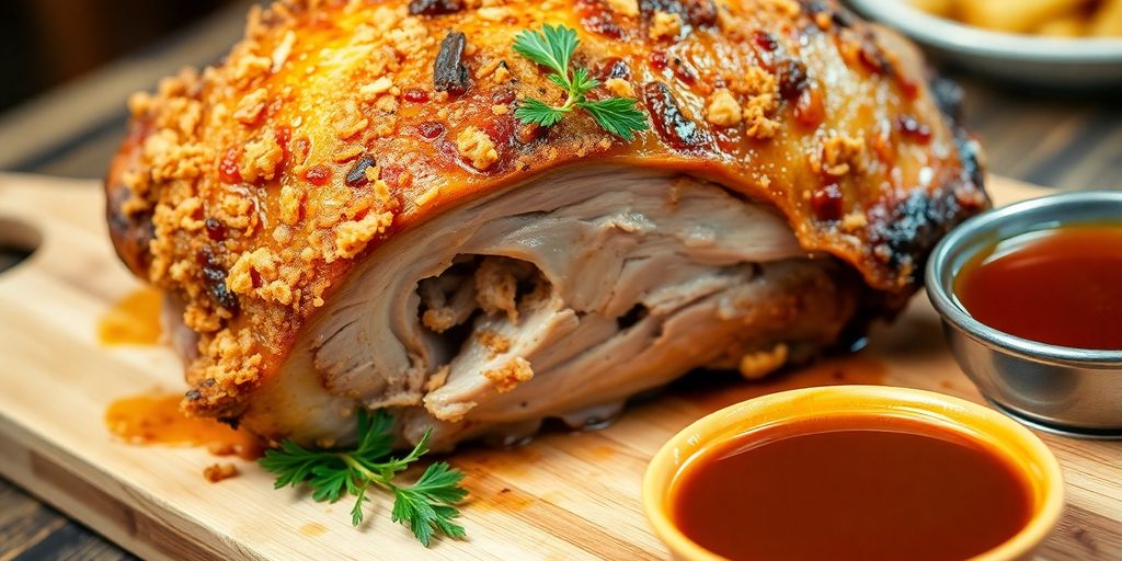 Krustenbraten Vom Schwein: Ein Festmahl Für Die Sinne