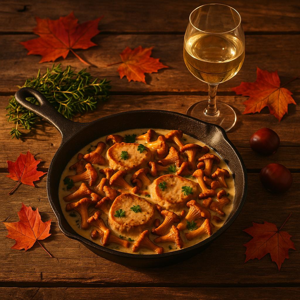 Pfifferlinge und Schweinefilet: Wenn Herbst auf Sahne trifft