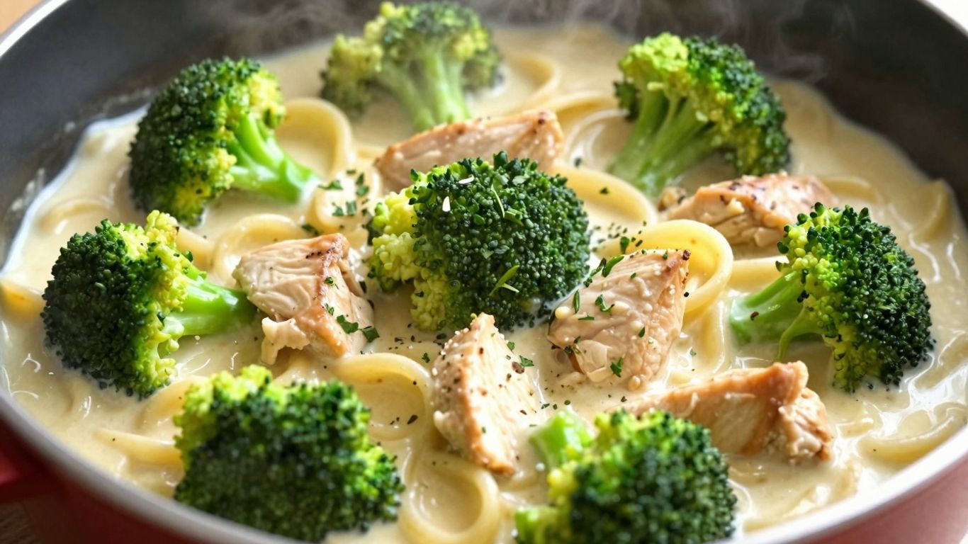 Blitzschnelle One-Pot-Pasta mit Brokkoli und Hähnchen: Ein einfaches und köstliches Gericht