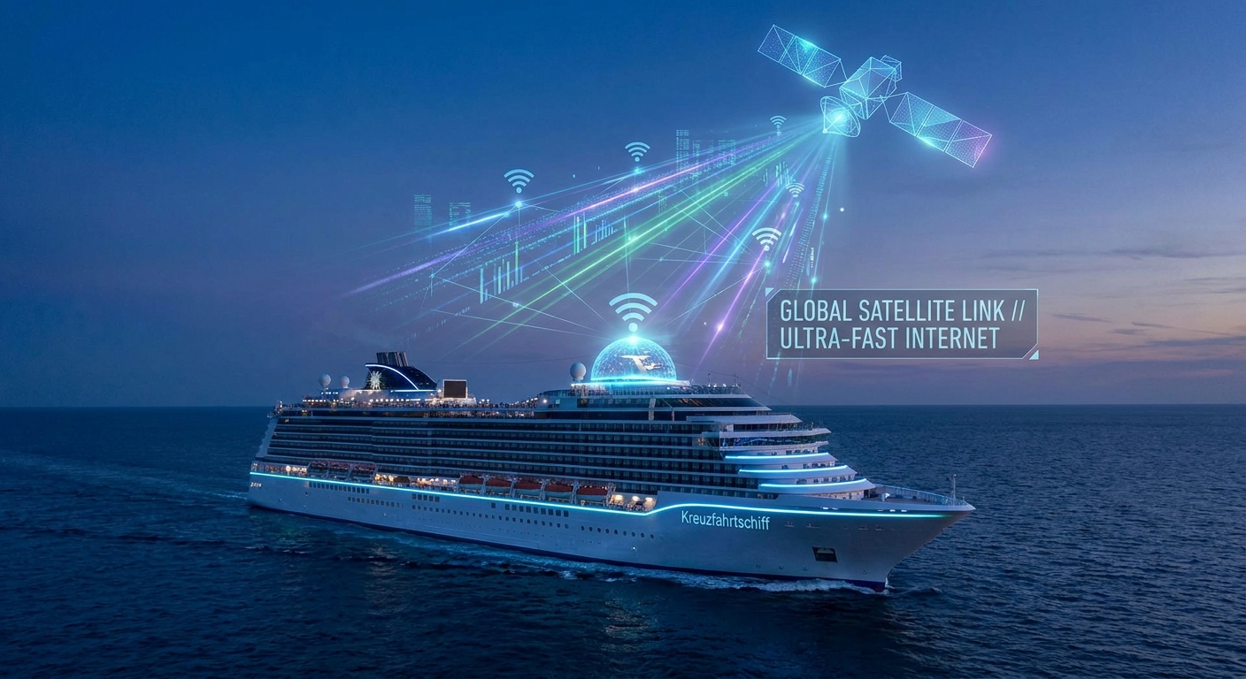 „Internet auf Kreuzfahrt: Das digitale Abenteuer auf hoher See“