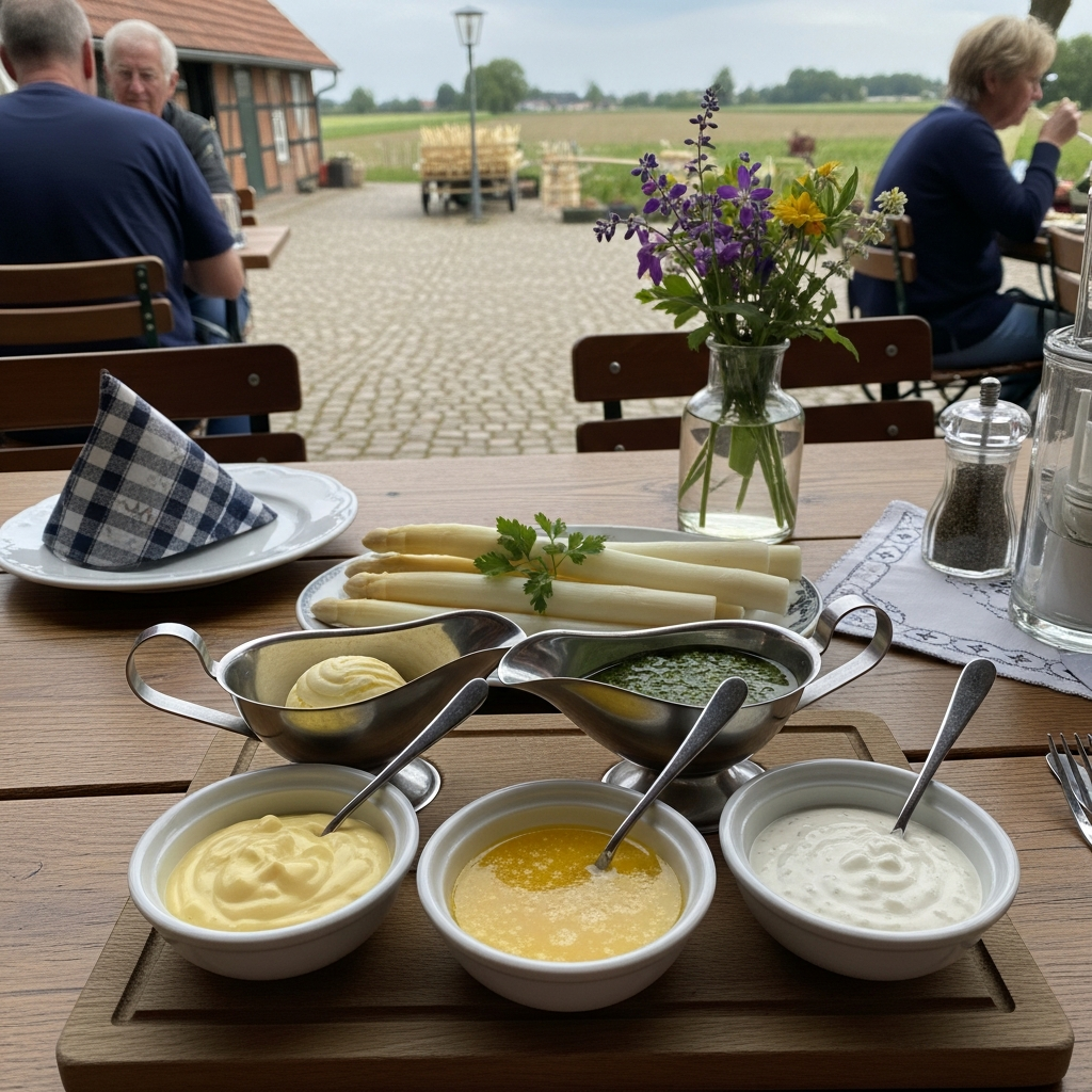 Leckere Saucen zum Spargel: Vielfalt auf dem Teller