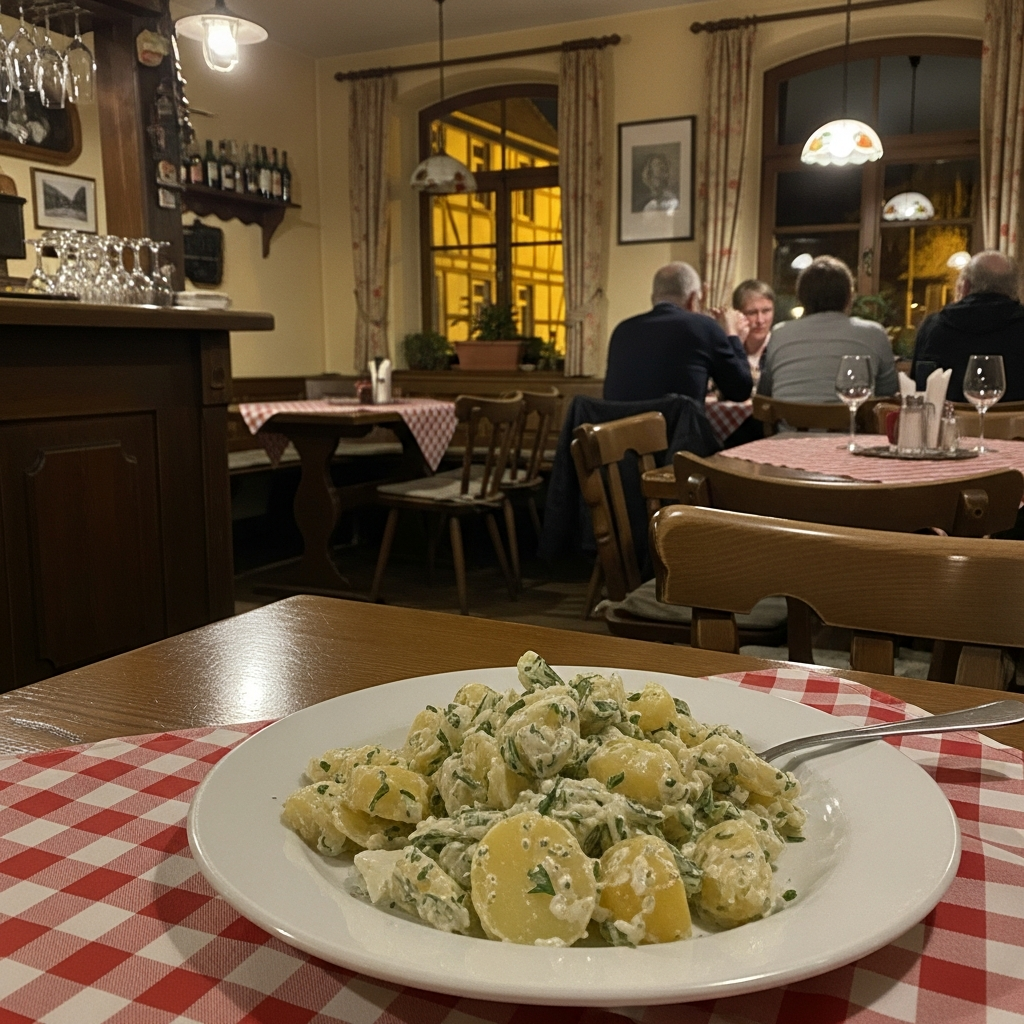 Omas Kartoffelsalat: Ein Hauch von Nostalgie in der Salatschüssel