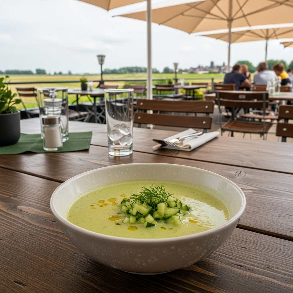 Kühle Erfrischung: Kalte Gurkensuppe für heiße Tage
