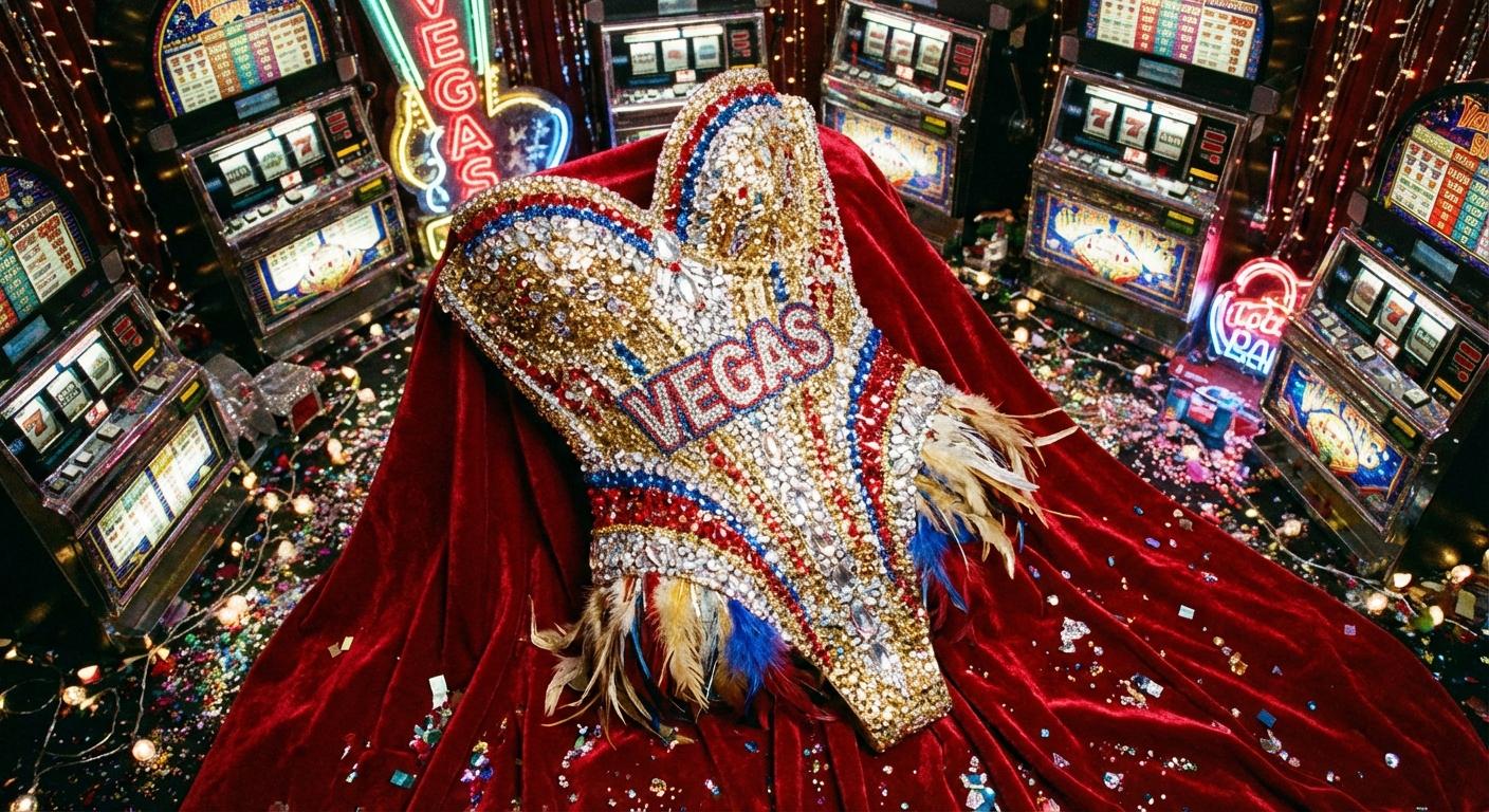 Wenn Kim als Vegas-Showgirl durch den Dreh saust – und ich mittendrin bin