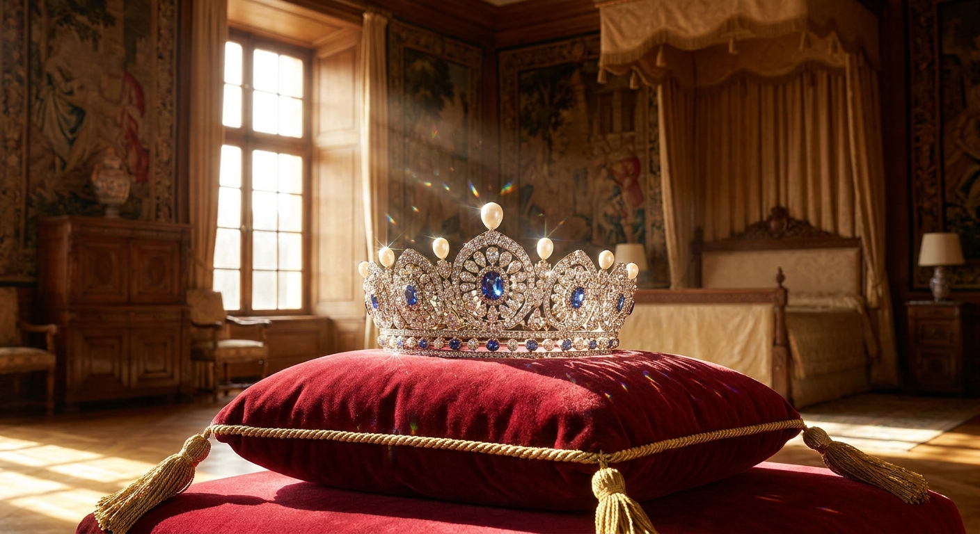 Funkelndes Fragezeichen am Hochzeitsaltar: Harriet Sperlings Geheimnis um die Tiara