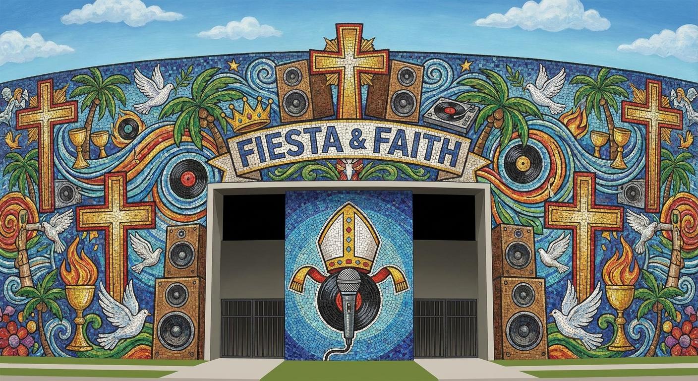 Wenn der Papst und Bad Bunny sich heimlich treffen – und ich fast ersticke vor Lachen
