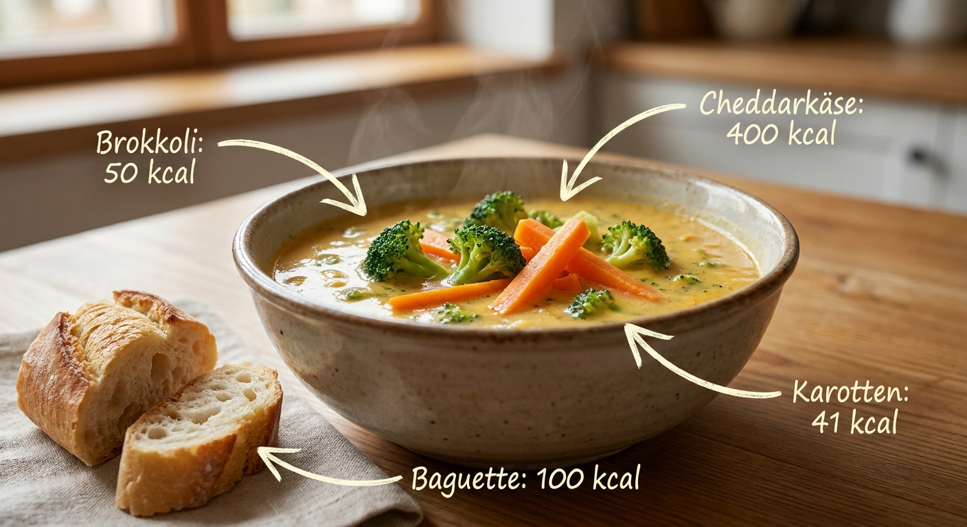 Cremige Brokkoli-Cheddar-Suppe: Käseglück aus dem Suppentopf