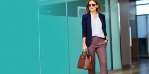 Elegante Businessmode für stilbewusste Geschäftsfrauen.