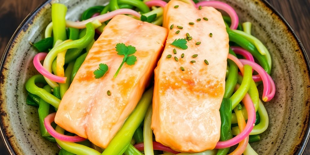 Leckeres Rezept: Gebratener Chinakohl Mit Lachs