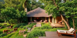 Umweltfreundliche Lodges in Tansania in der Natur.