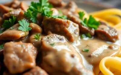 Boeuf Stroganoff: Ein Russischer Klassiker für Zuhause