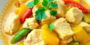 Low-Carb Puten-Curry mit Reis