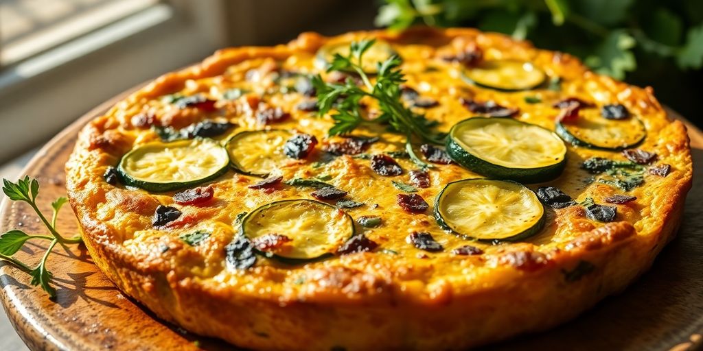Sommerliche Zucchini-Frittata: Ein Einfaches Rezept für Leichten Genuss