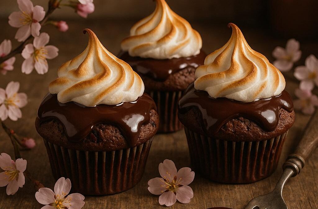 Schwarzwälder Kirschmuffins – Kleine Kuchen, große Klappe