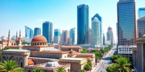 Usbekistan Stadtbild: Alte Architektur trifft Moderne.