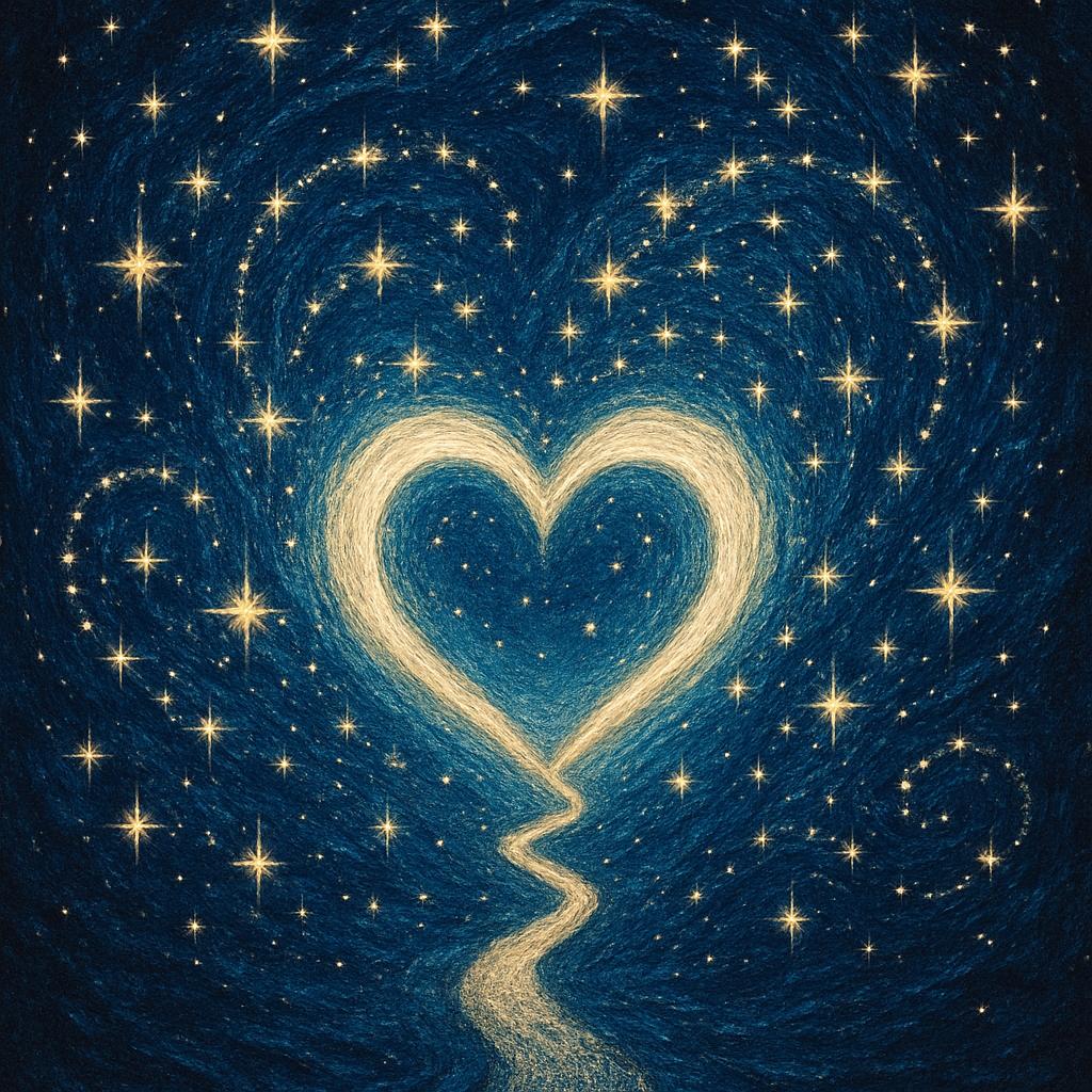 Symbolisches Bild für emotionale Veränderung durch Sternenkonstellationen