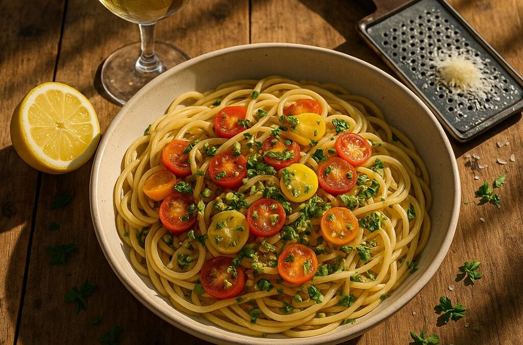 Pasta mit Pistazien – Wenn der Sommer auf deiner Gabel tanzt