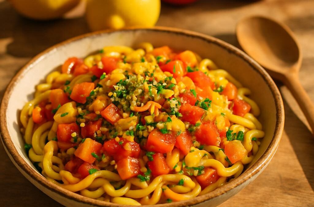 Pasta mit Pistazien – mein Sommer auf dem Teller
