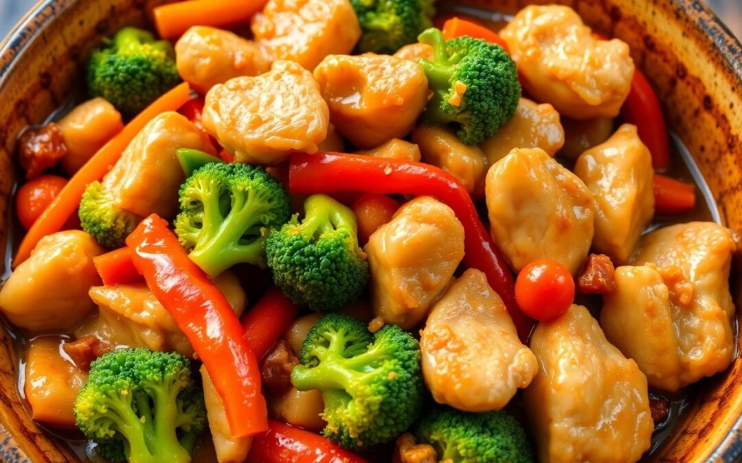Schnelle und Leckere Chinapfanne mit Hähnchen