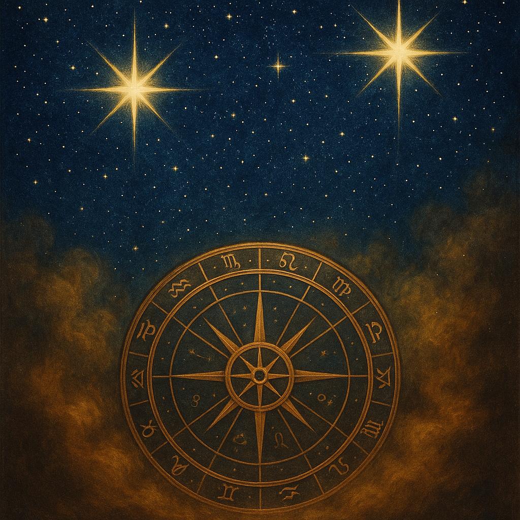 Symbolisches Bild für kosmisches Glück und astrologische Überraschungen im November