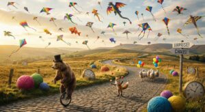 Ein verschlungener Lebensweg mit chaotischen und überraschenden Elementen, SEO-optimiert für Lebensfreude