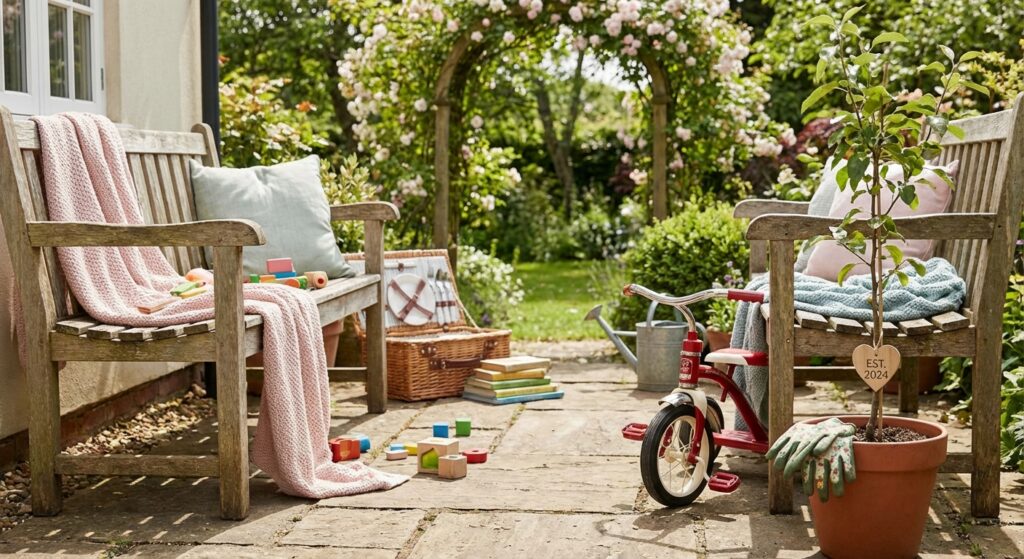 Symbolischer Garten, Familie, Liebe, Neuanfang