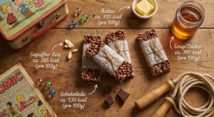 Puffreis-Schokolade mit nostalgischen Kindheitserinnerungen