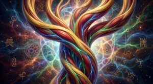 Symbolische Darstellung von Muskeln und Langlebigkeit