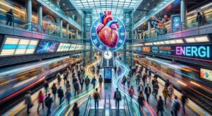Belebte U-Bahn-Station, symbolisch für Abenteuer im Alltag