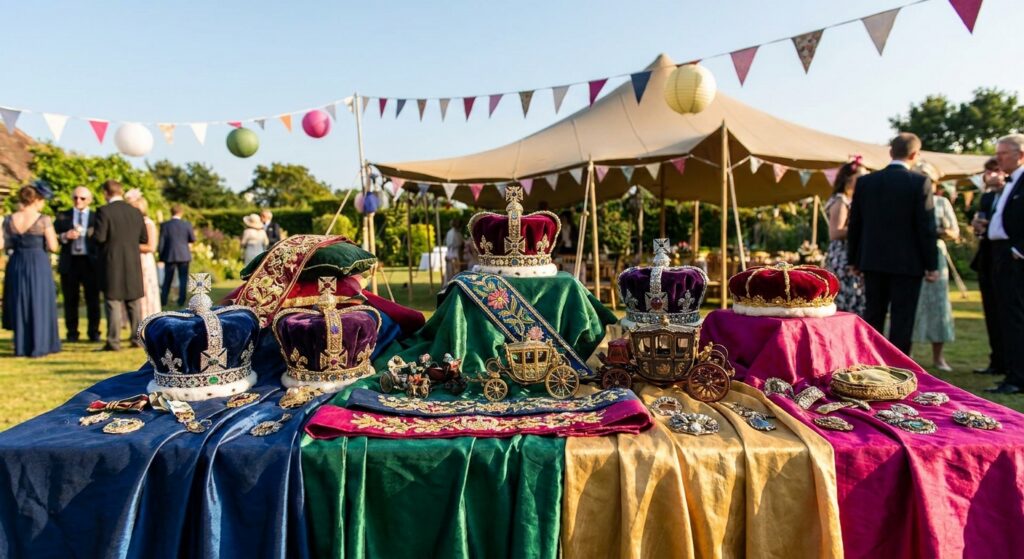 Farbenfrohe Modeinszenierung beim Königstag