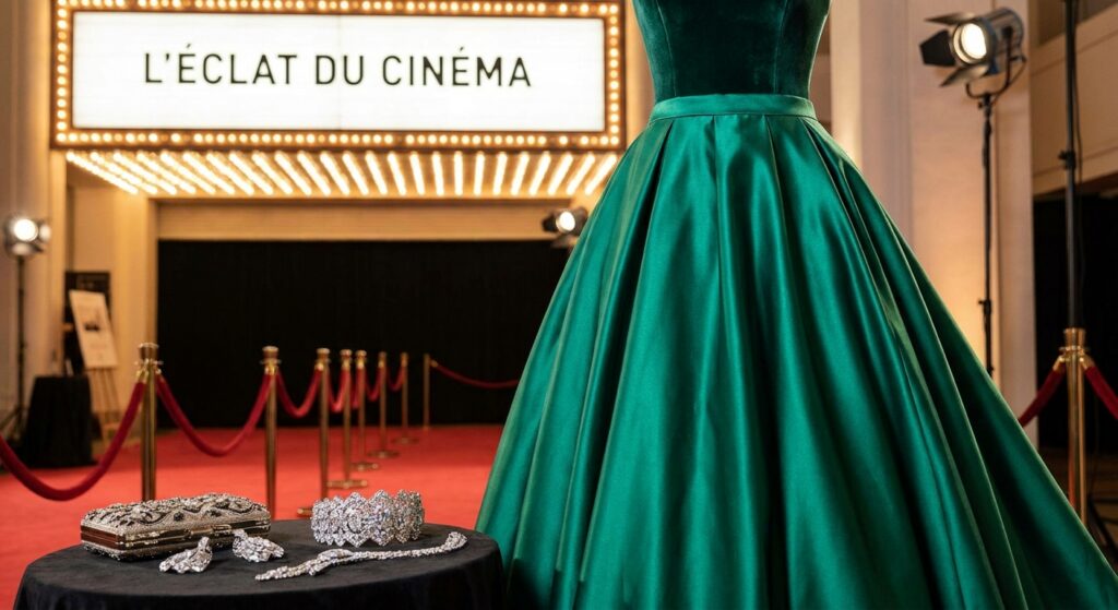 Elegante Mode-Details bei einer Film-Premiere